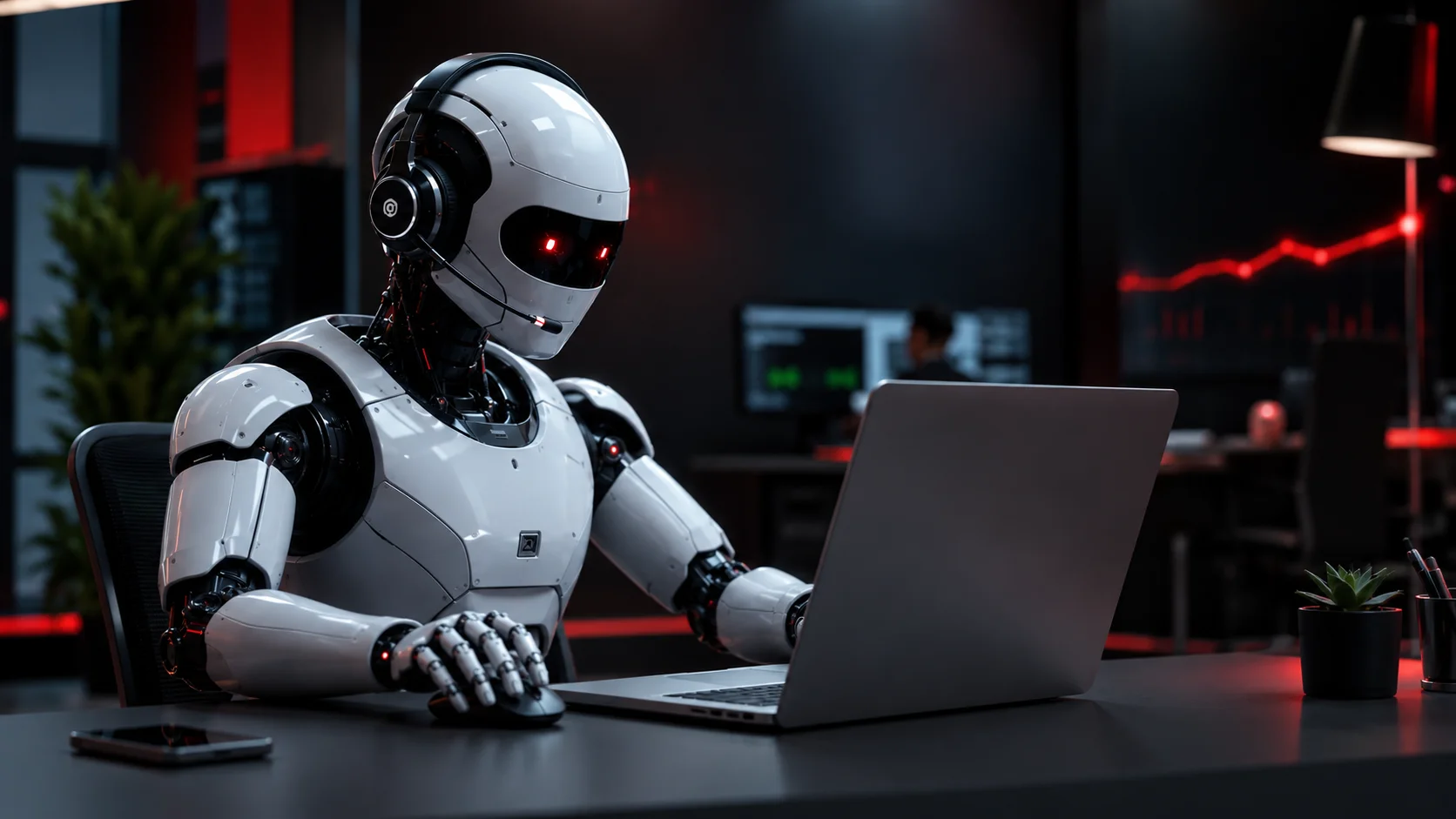 Interface of an automated AI Support Agent retrieving accurate answers from a business knowledge base to resolve customer questions instantly